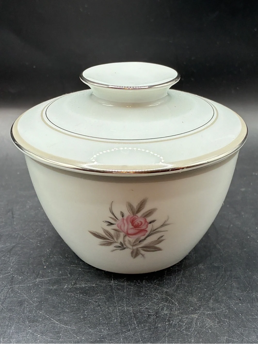 Noritake Roanne Lidded Sugar Bowl, EUC